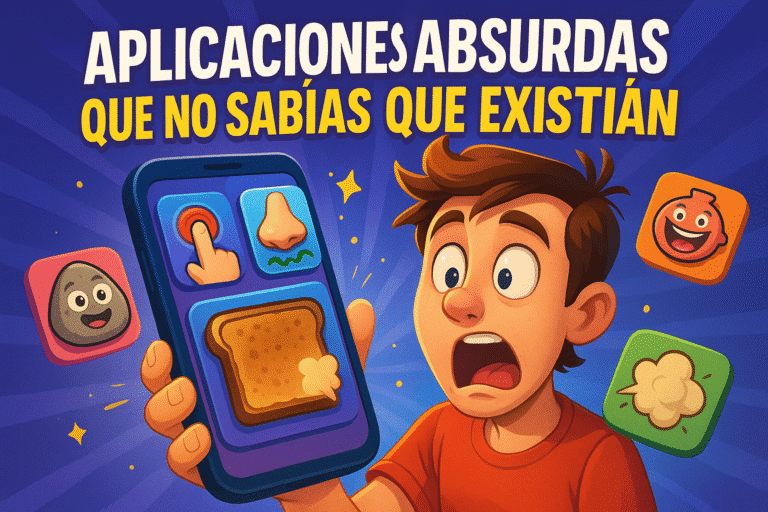 Imagen generada con IA para el artículo Aplicaciones absurdas que no sabías que existían