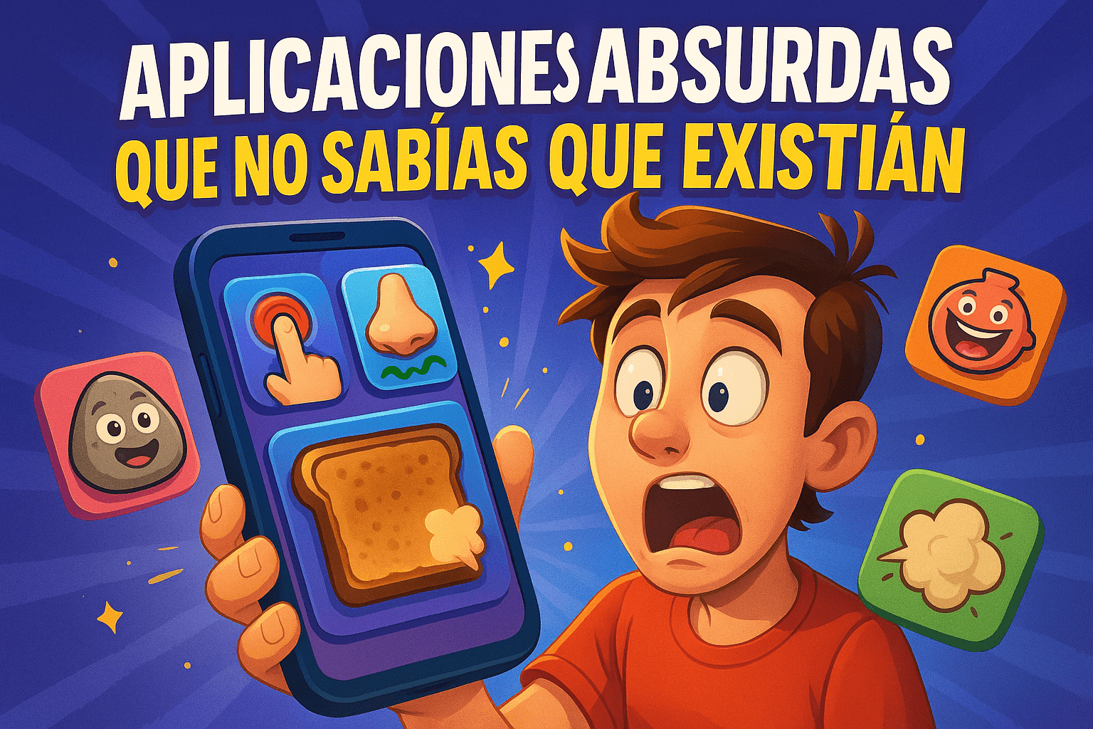 Aplicaciones absurdas que no sabías que existían 1 Imagen generada con IA para el artículo Aplicaciones absurdas que no sabías que existían