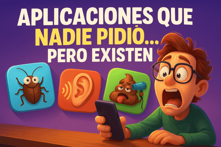 Imagen generada con IA para el artículo Aplicaciones que nadie pidió... pero existen