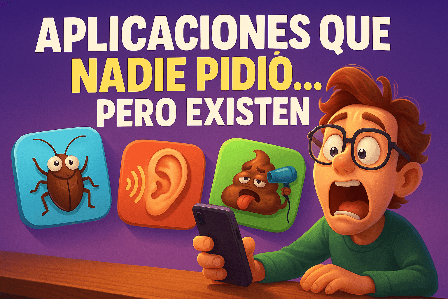 Imagen generada con IA para el artículo Aplicaciones que nadie pidió... pero existen