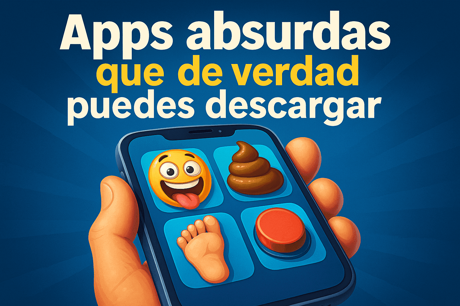 Apps absurdas que de verdad puedes descargar 1 Imagen generada con IA para el artículo Apps absurdas que de verdad puedes descargar