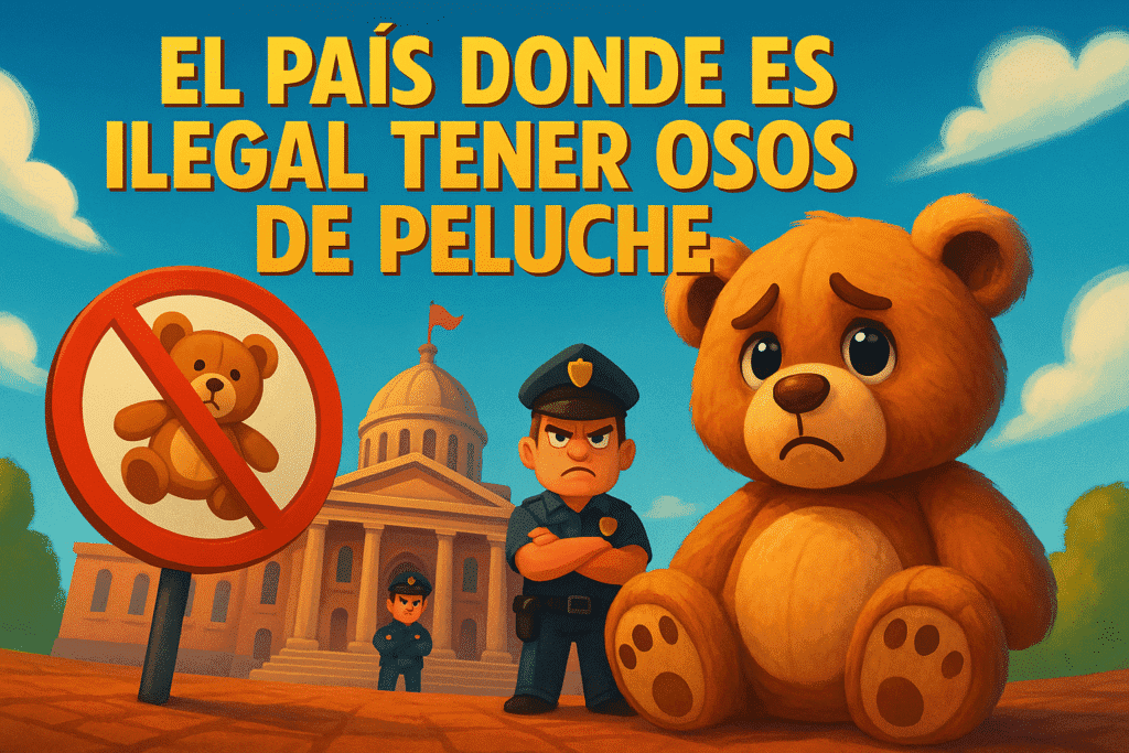 El país donde es ilegal tener osos de peluche 2 Imagen generada con IA para el artículo El país donde es ilegal tener osos de peluche