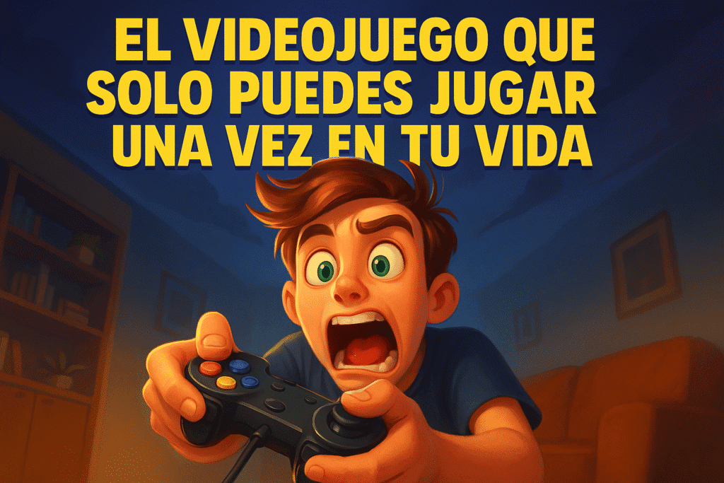 El videojuego que solo puedes jugar una vez en tu vida 1 Imagen generada con IA para el artículo El videojuego que solo puedes jugar una vez en tu vida
