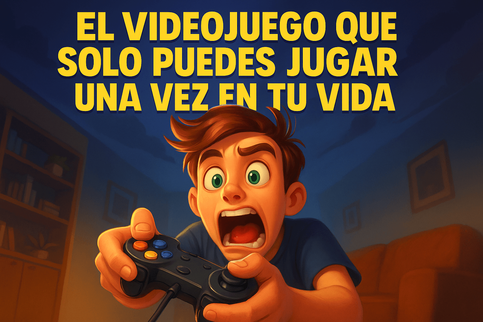 Imagen generada con IA para el artículo El videojuego que solo puedes jugar una vez en tu vida