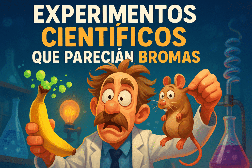 Experimentos científicos que parecían bromas 1 Imagen generada con IA para el artículo Experimentos científicos que parecían bromas