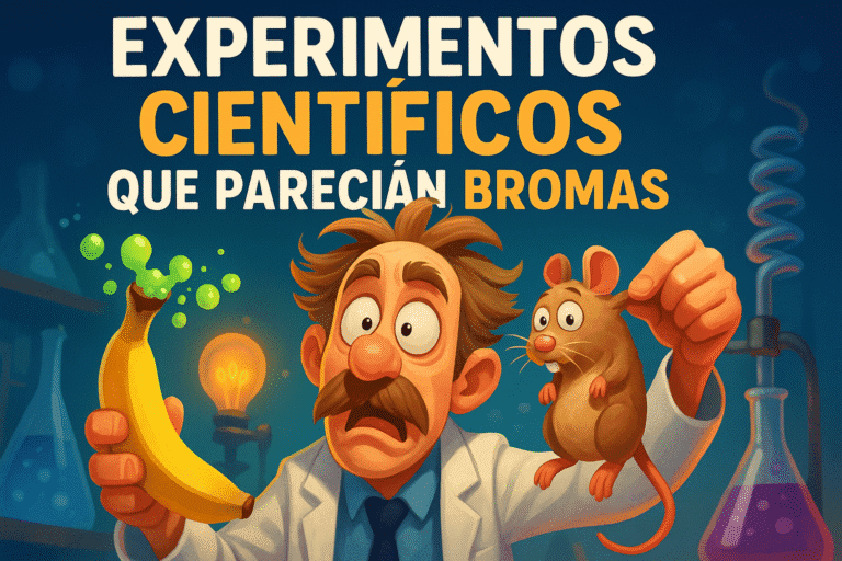 Imagen generada con IA para el artículo Experimentos científicos que parecían bromas
