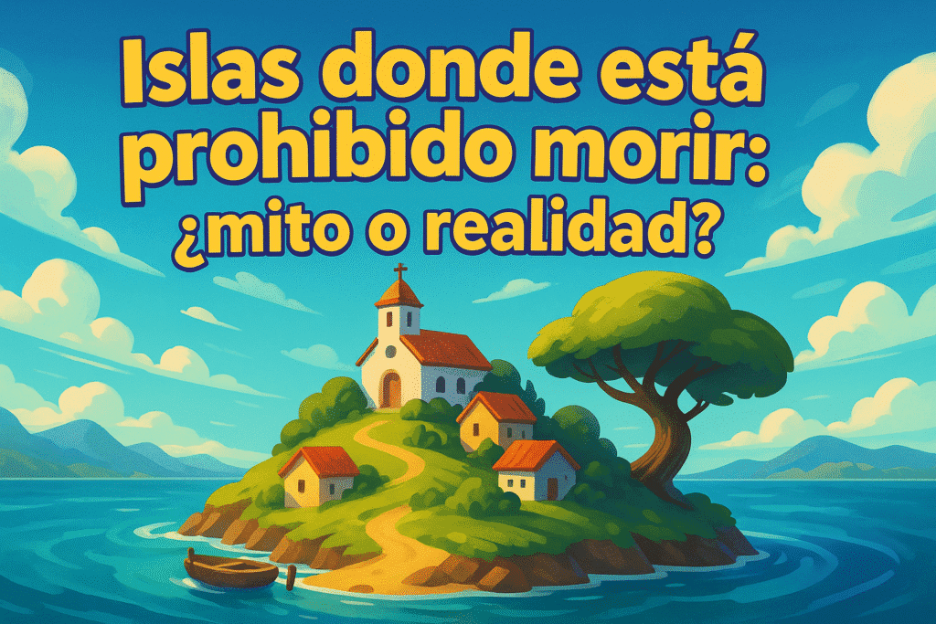 Islas donde está prohibido morir: ¿mito o realidad? 2 Imagen generada con IA para el artículo Islas donde está prohibido morir: ¿mito o realidad?