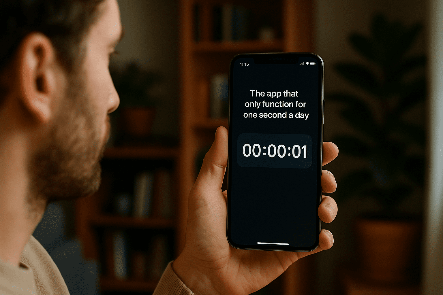 La app que solo funciona un segundo al día