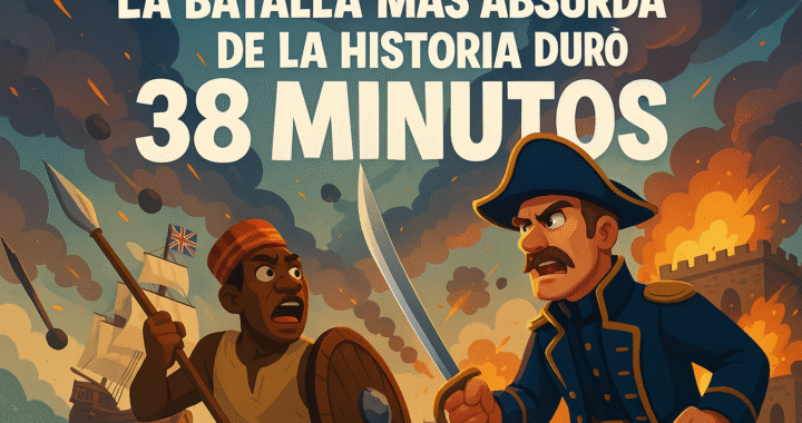 La batalla más absurda de la historia duró solo 38 minutos