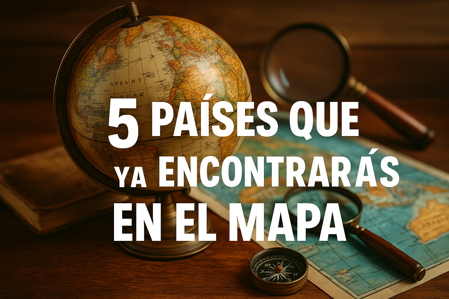 Imagen generada con IA para el artículo 5 países que ya no encontrarás en el mapa