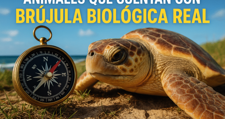Animales que cuentan con brújula biológica real