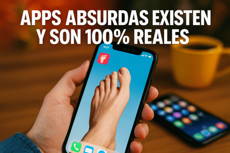 Imagen generada con IA para el artículo Apps absurdas que existen y son 100% reales