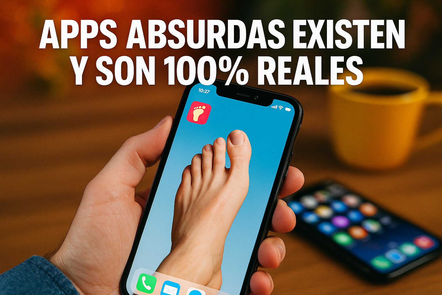 Imagen generada con IA para el artículo Apps absurdas que existen y son 100% reales