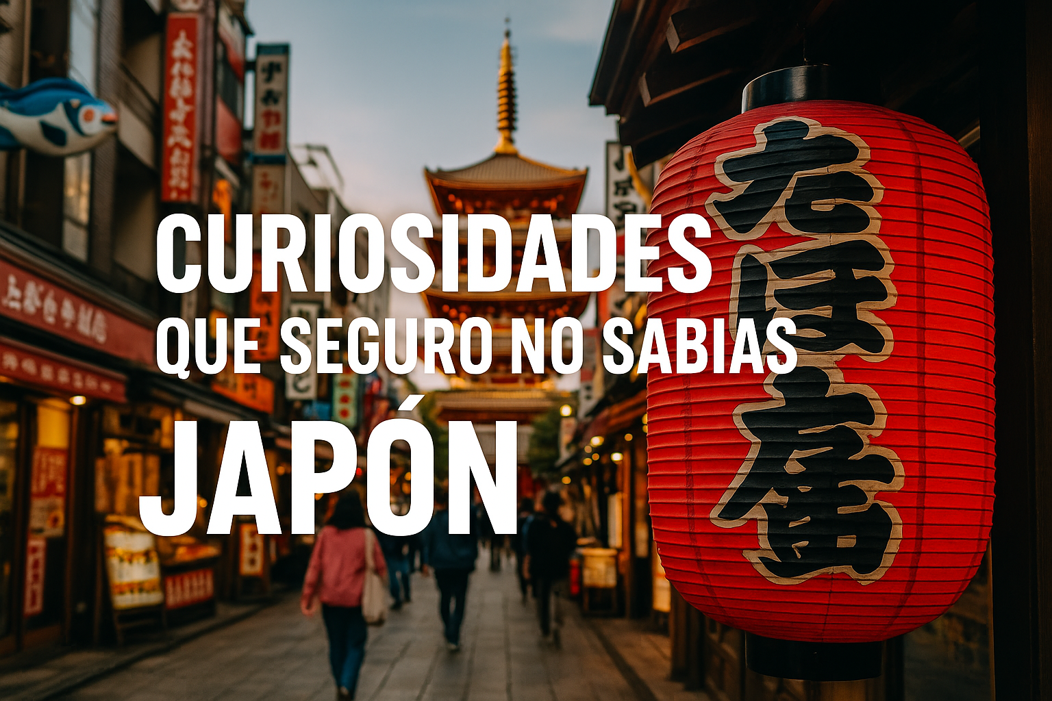 Imagen generada con IA para el artículo Curiosidades que seguro no sabías de Japón