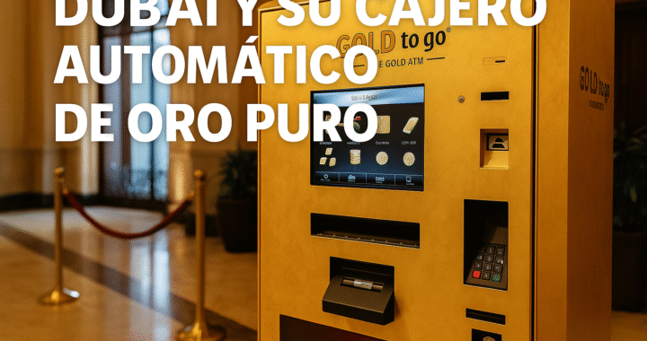 Dubai y su cajero automático de oro puro