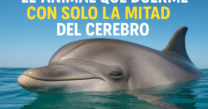 El animal que duerme con solo la mitad del cerebro