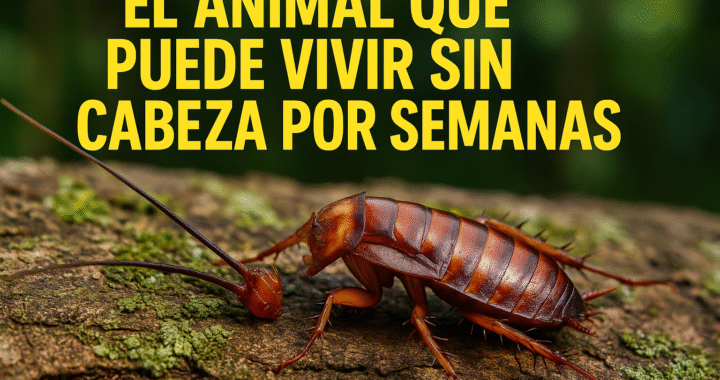 El animal que puede vivir sin cabeza por semanas