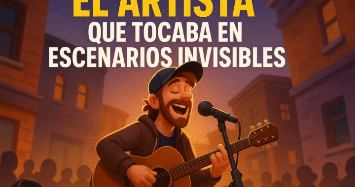 El artista que tocaba en escenarios invisibles