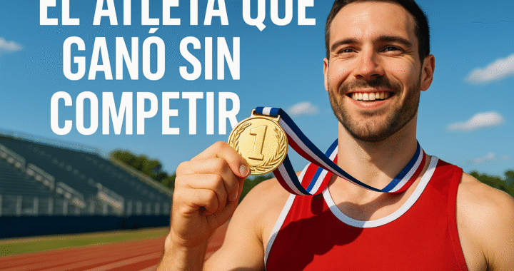 El atleta que ganó sin competir