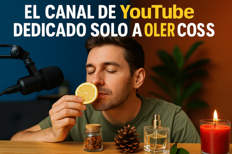 Imagen generada con IA para el artículo El canal de YouTube dedicado solo a oler cosas