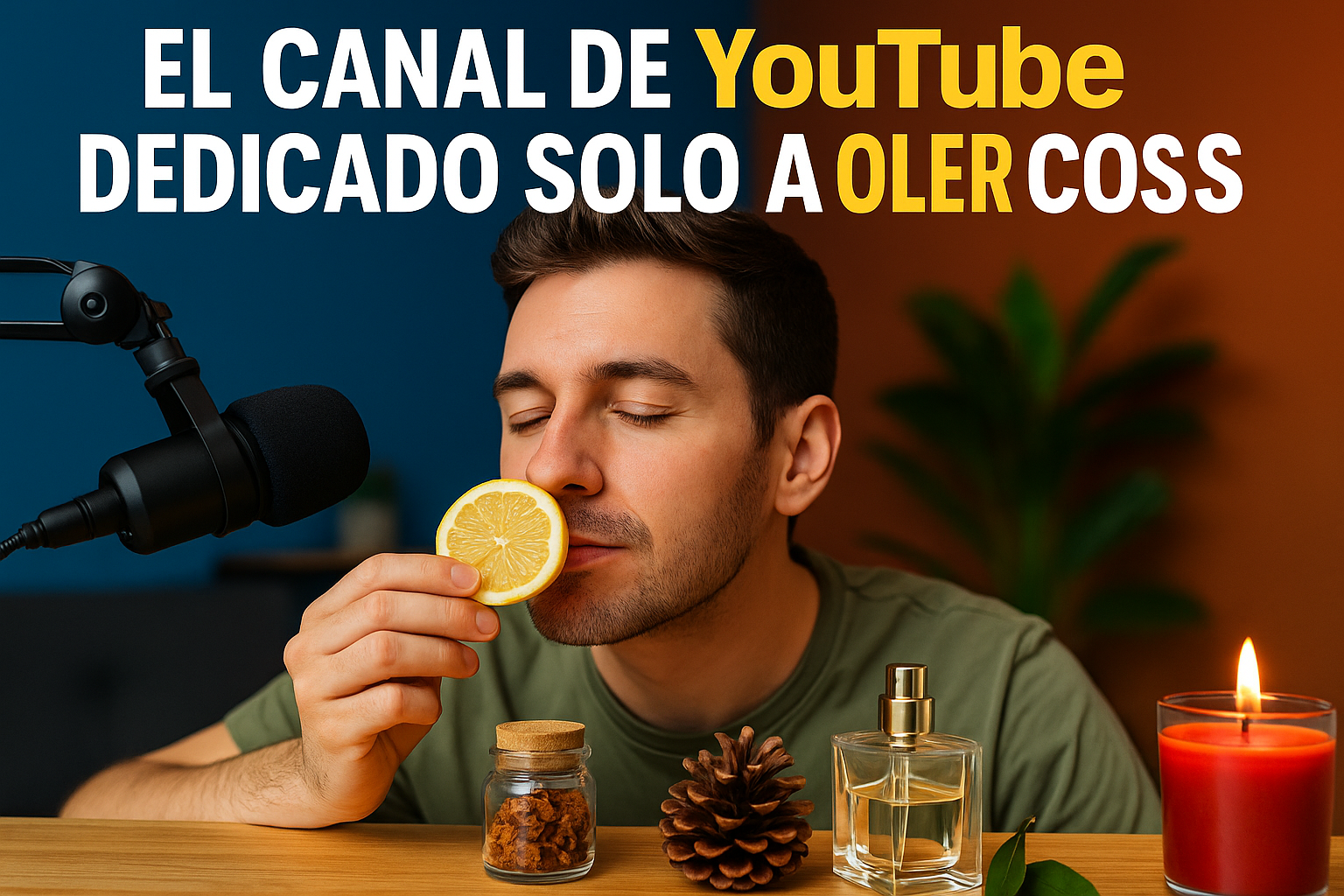 Imagen generada con IA para el artículo El canal de YouTube dedicado solo a oler cosas