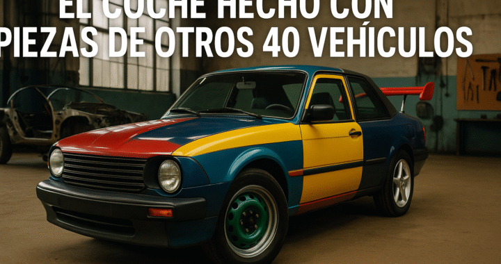 El coche hecho con piezas de otros 40 vehículos