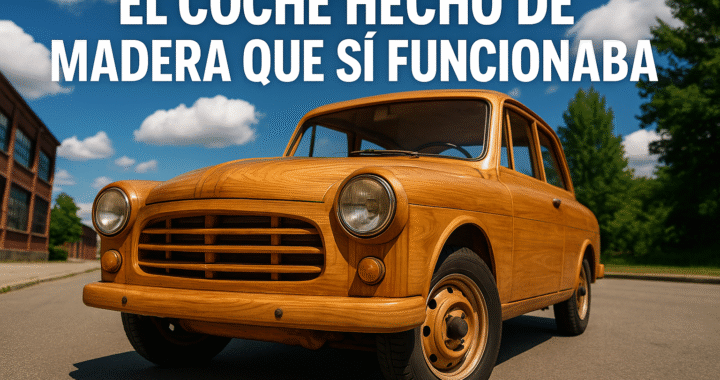 El coche hecho de madera que sí funcionaba
