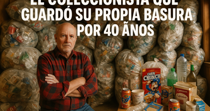 El coleccionista que guardó su propia basura por 40 años