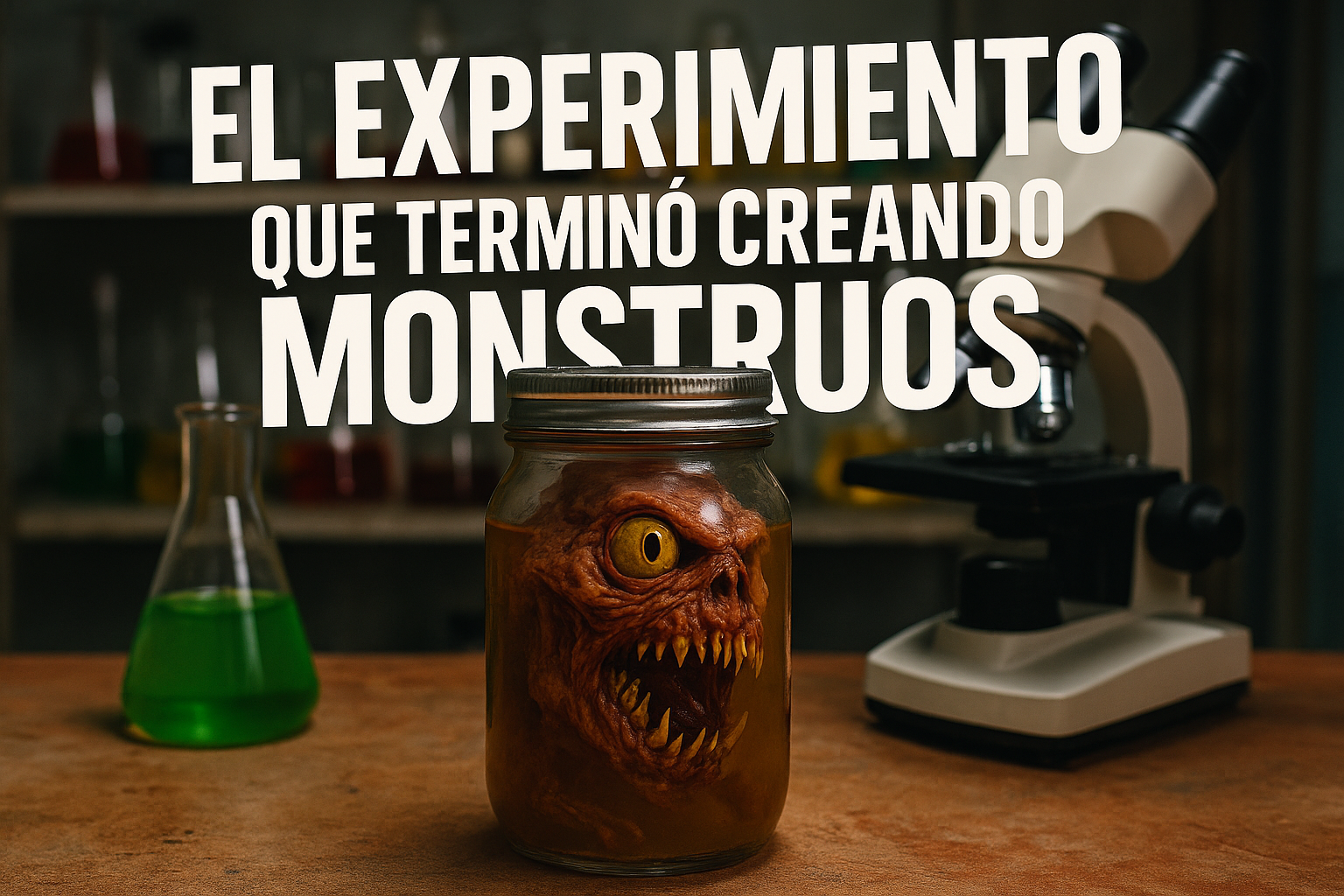 Imagen generada con IA para el artículo El experimento que terminó creando monstruos