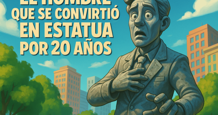 El hombre que se convirtió en estatua por 20 años