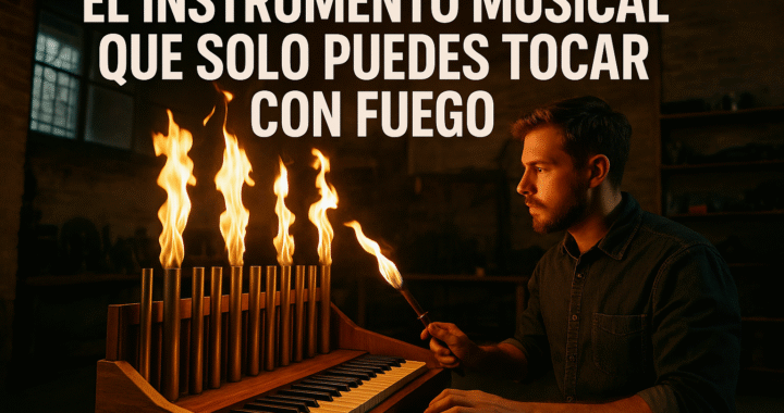 El instrumento musical que solo puedes tocar con fuego