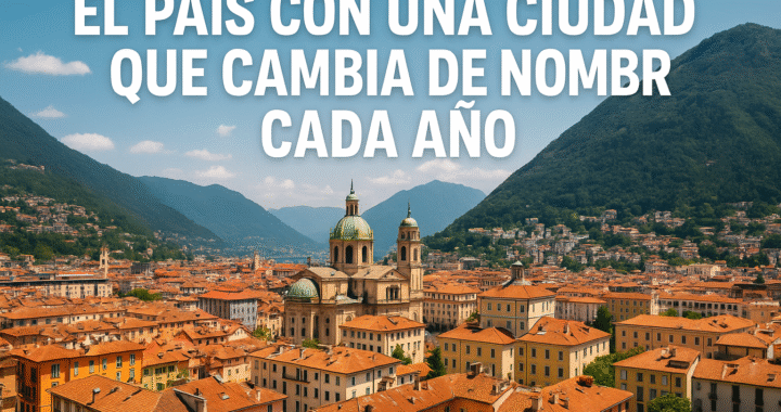 El país con una ciudad que cambia de nombre cada año