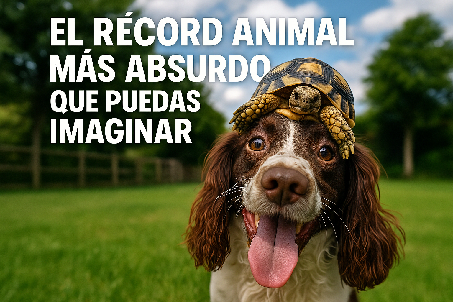 Imagen generada con IA para el artículo El récord animal más absurdo que puedas imaginar