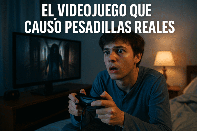 Imagen generada con IA para el artículo El videojuego que causó pesadillas reales