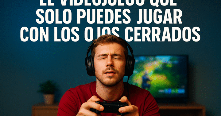 El videojuego que solo puedes jugar con los ojos cerrados
