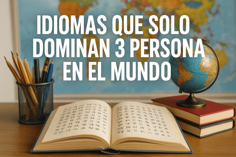 Imagen generada con IA para el artículo Idiomas que solo dominan 3 personas en el mundo