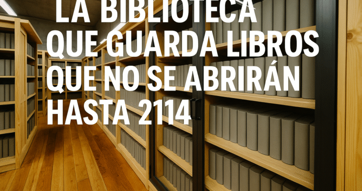 La biblioteca que guarda libros que no se abrirán hasta 2114