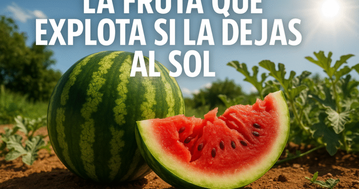 La fruta que explota si la dejas al sol