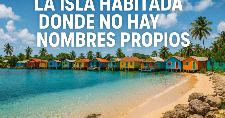 La isla habitada donde no hay nombres propios