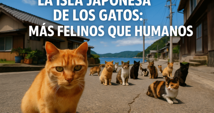 La isla japonesa de los gatos: más felinos que humanos