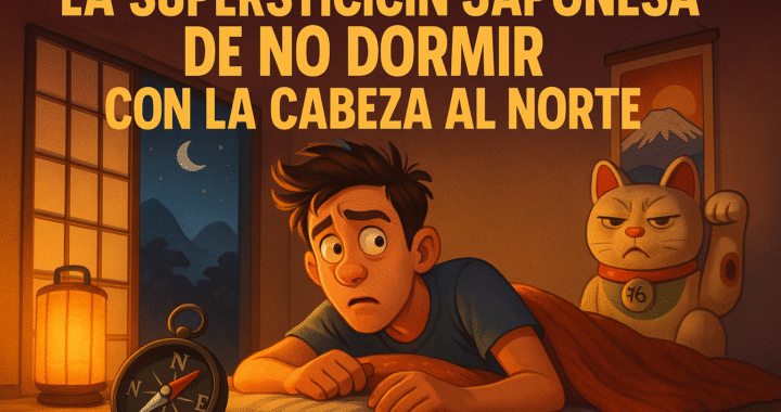 La superstición japonesa de no dormir con la cabeza al norte