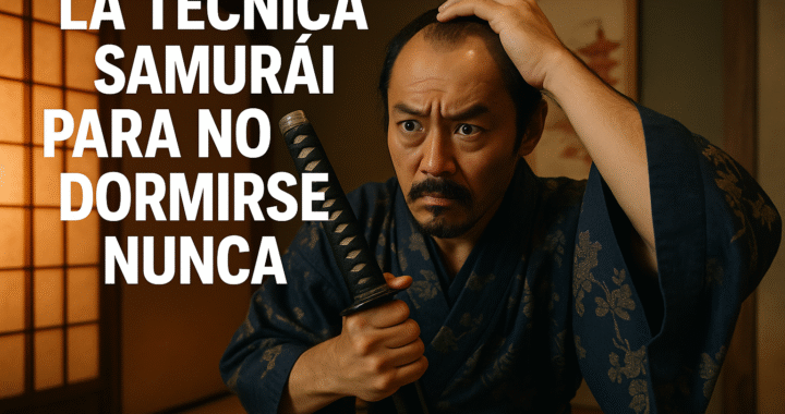 La técnica samurái para no dormirse nunca