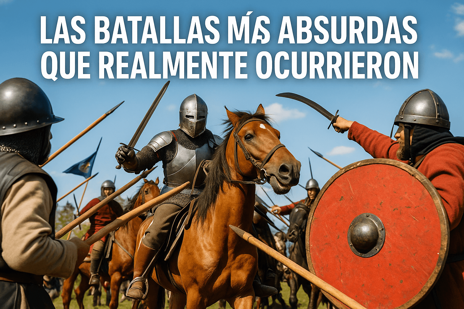 Las batallas más absurdas que realmente ocurrieron 1 Imagen generada con IA para el artículo Las batallas más absurdas que realmente ocurrieron