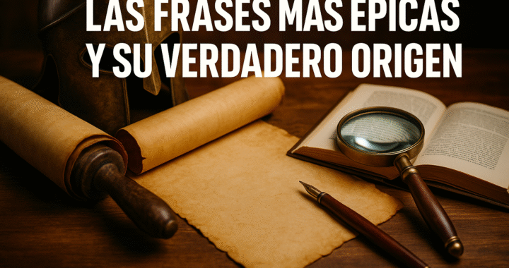 Las frases más épicas y su verdadero origen
