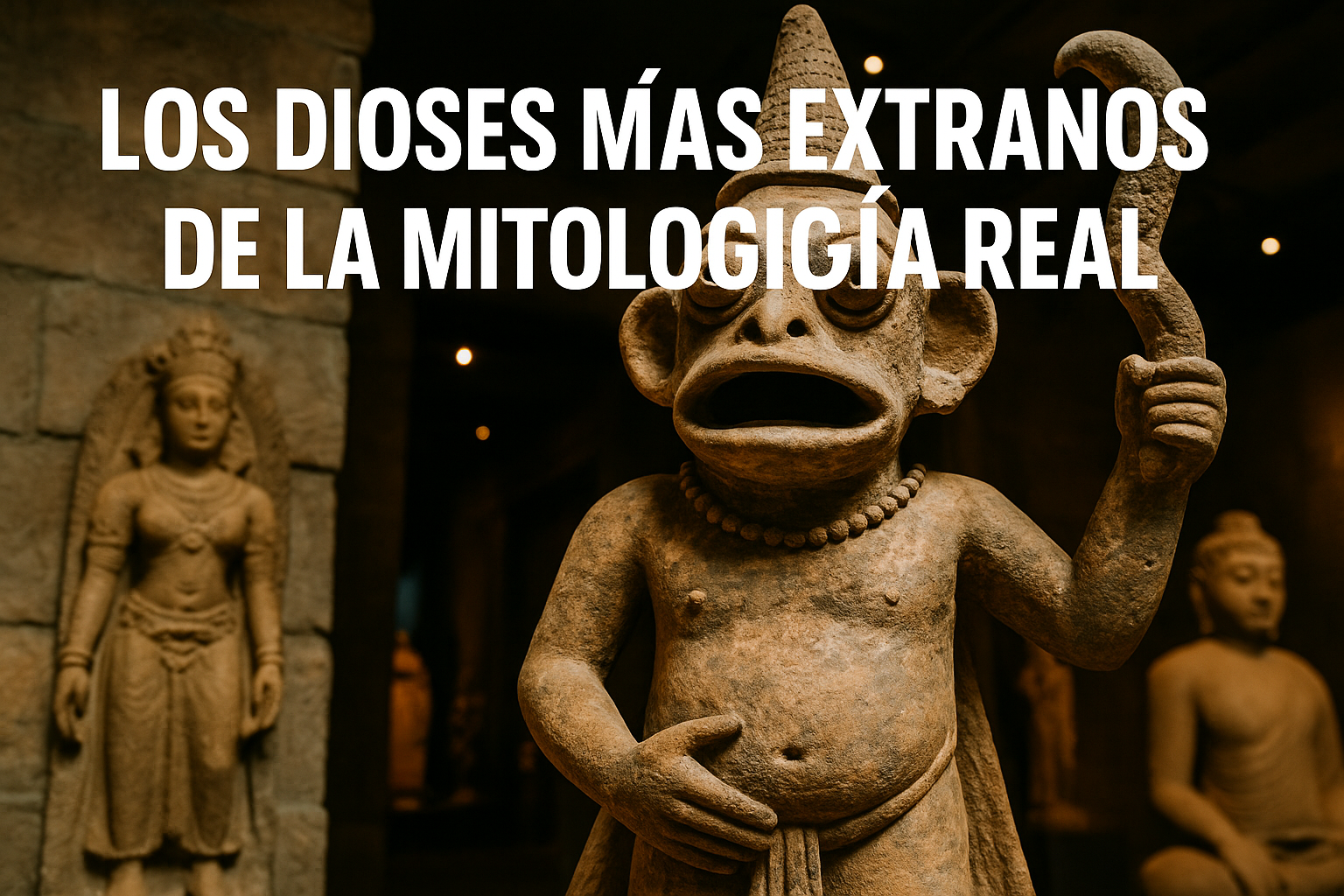 Imagen generada con IA para el artículo Los dioses más extraños de la mitología real