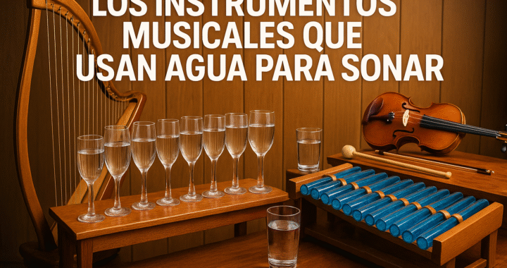 Los instrumentos musicales que usan agua para sonar