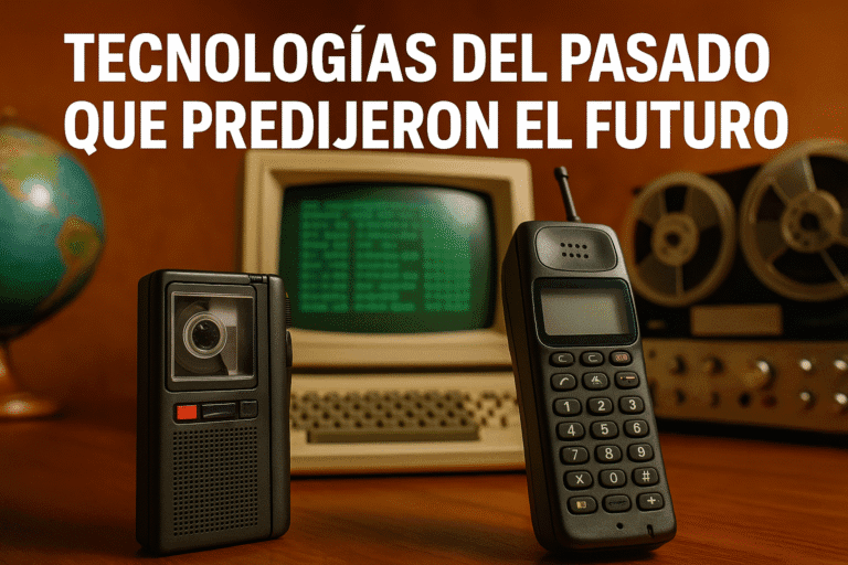 Imagen generada con IA para el artículo Tecnologías del pasado que predijeron el futuro