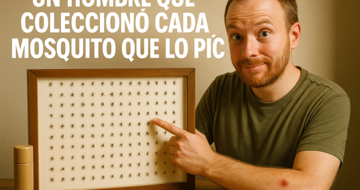 Un hombre que coleccionó cada mosquito que lo picó