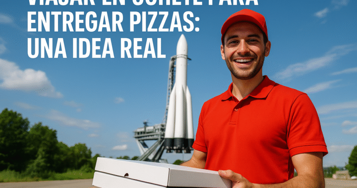Viajar en cohete para entregar pizzas: una idea real