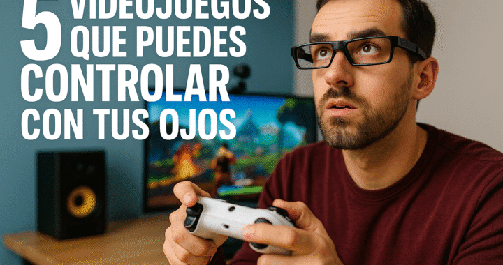 Juegos con eye-tracking: controla videojuegos con la mirada fácilmente
